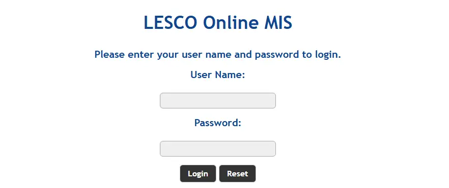 LESCO MIS image