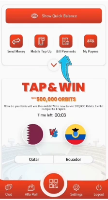 How to Pay LESCO Bill through Credit Card 2 Click Bill Payment button image