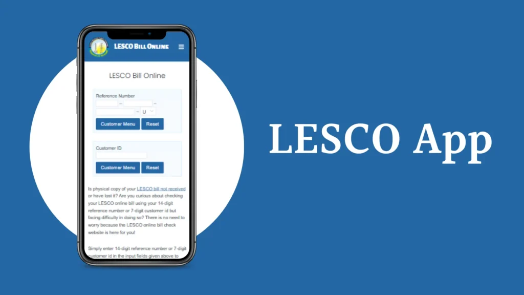 LESCO App 1 LESCO App banner