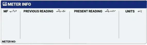 LESCO Bill Online 3 Meter Info